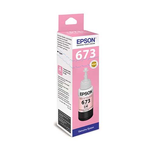 Epson T673600 淡紅色原廠墨水