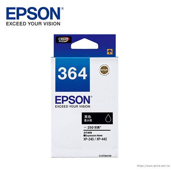 EPSON C13T364150 黑色原廠墨水匣